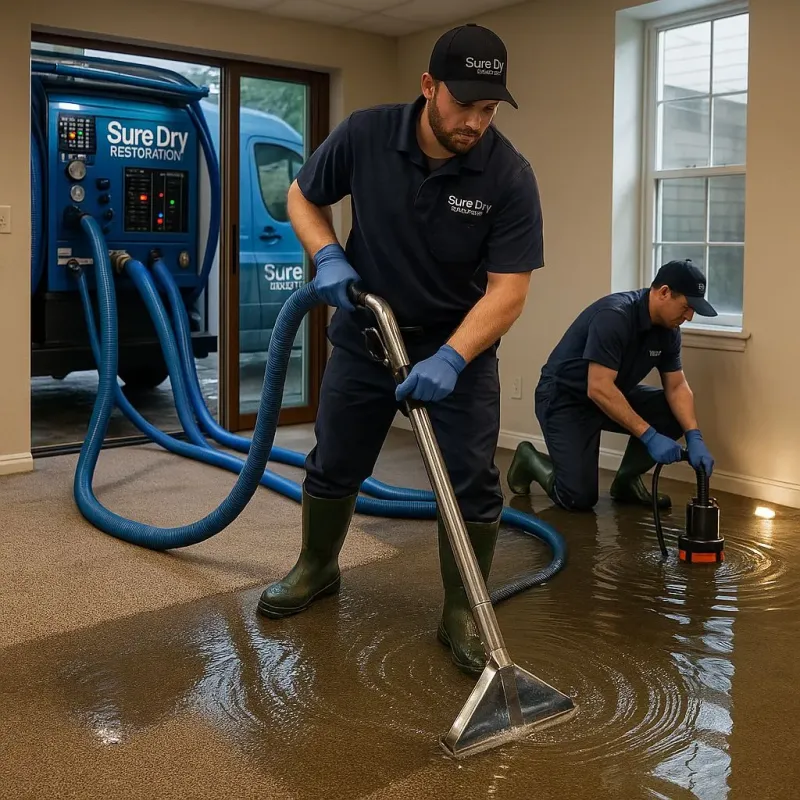 Water Extraction and Removal process in Chaska, MN